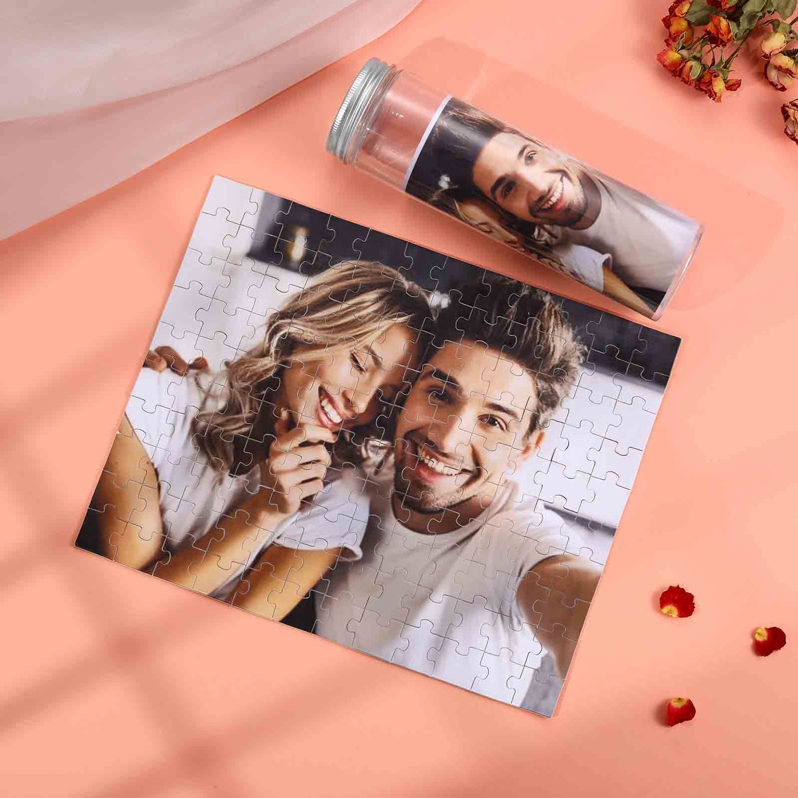 Personalised Canned Custom Photo Puzzle Custom 1 Photo 70 or 120 Pieces Gift for Her | Jessemade