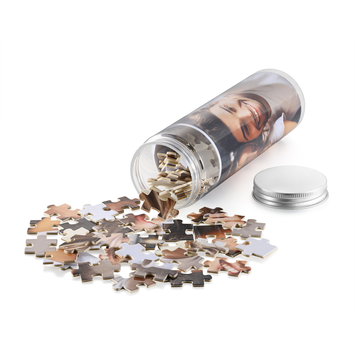 Personalised Canned Custom Photo Puzzle Custom 1 Photo 70 or 120 Pieces Gift for Her | Jessemade