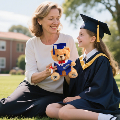 Personalised Graduation Teddy Bear - Cute Meaningful Plush Keepsake with Name & Year | Jessemade
