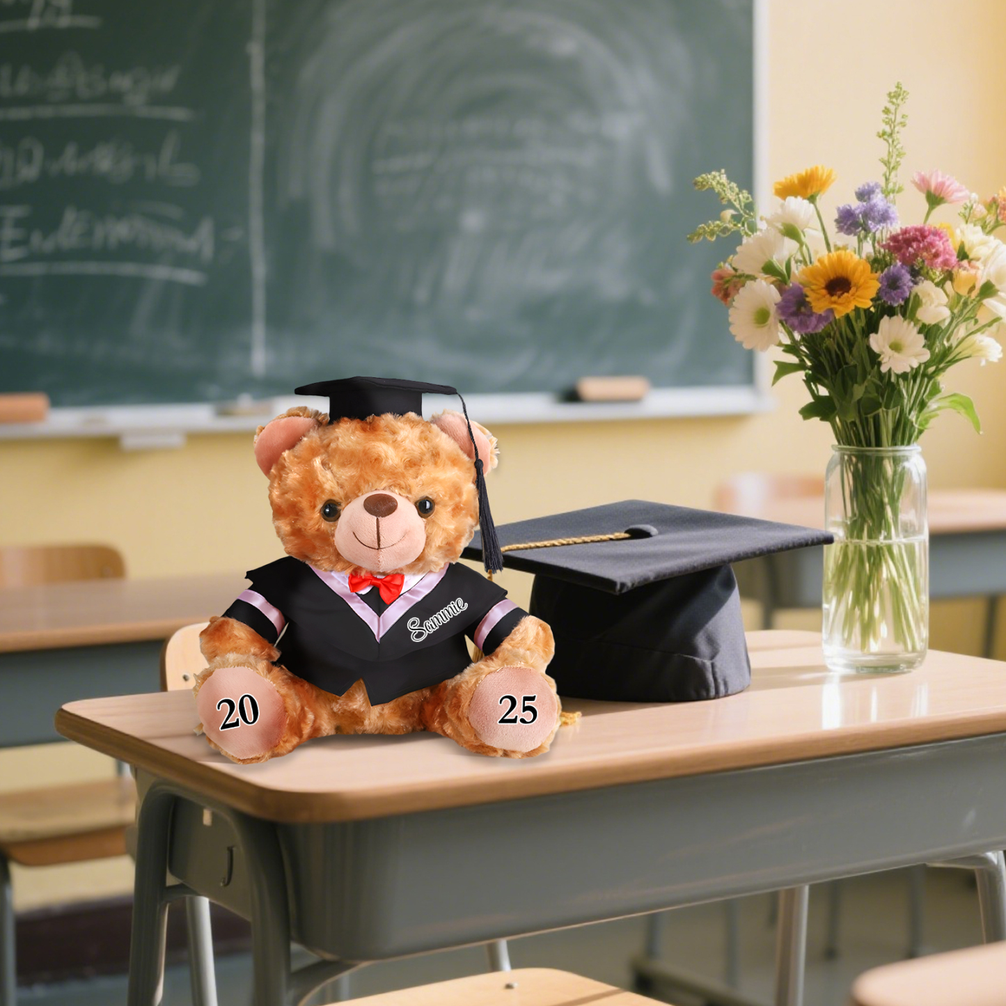 Custom Graduation Teddy Bear – Personalised Plush Keepsake with Name & Year | Jessemade