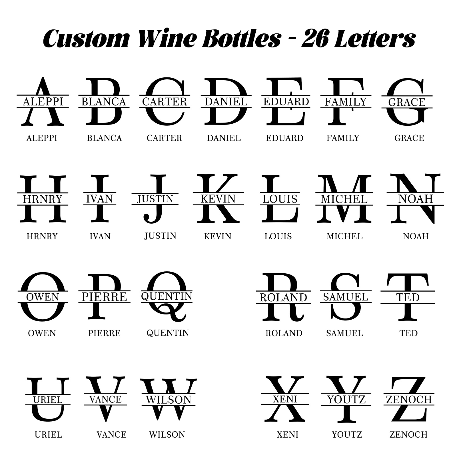 Personalised Portable Hip Flask Custom Name & Initial Gift for Him