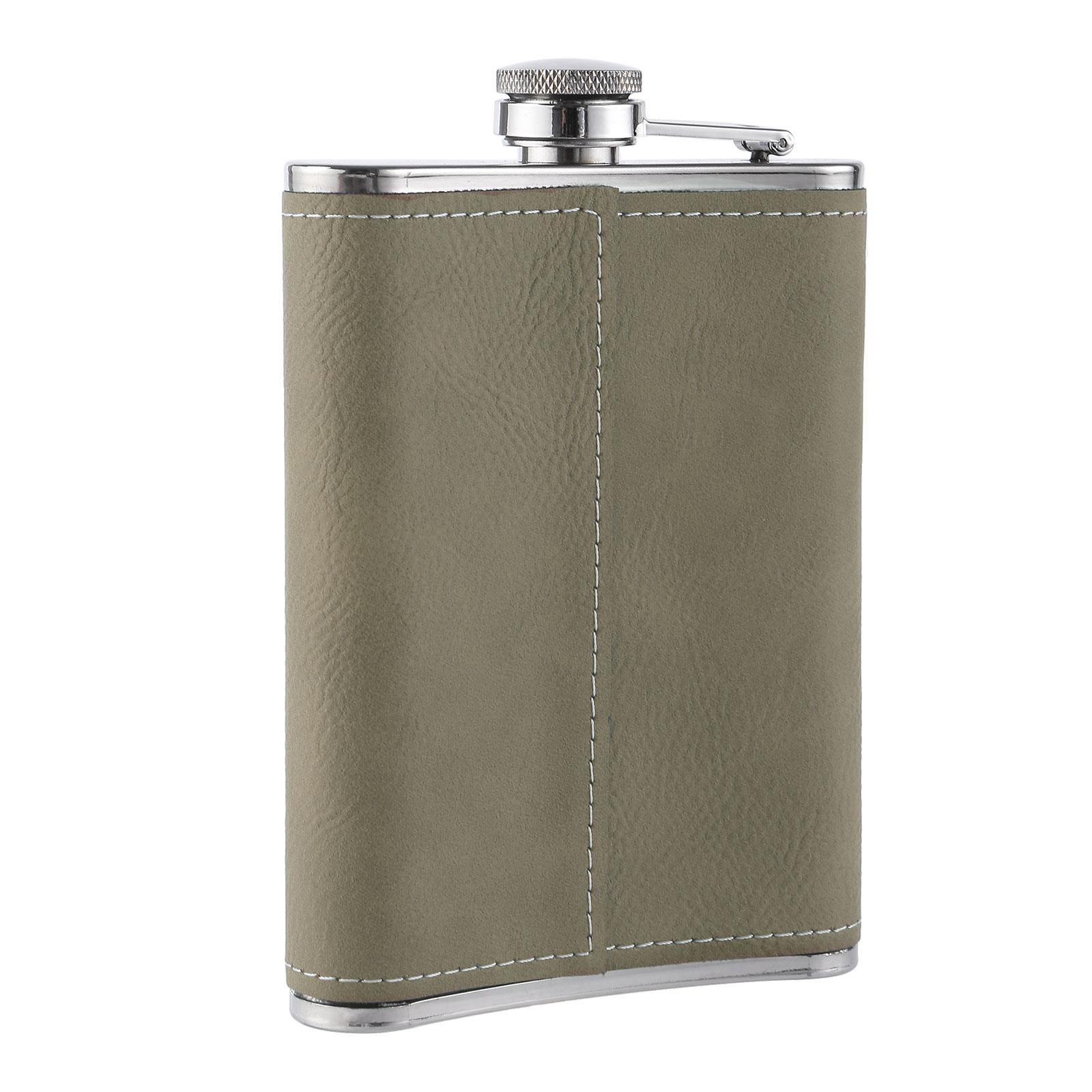 Personalised Portable Hip Flask Custom Name & Initial Gift for Him