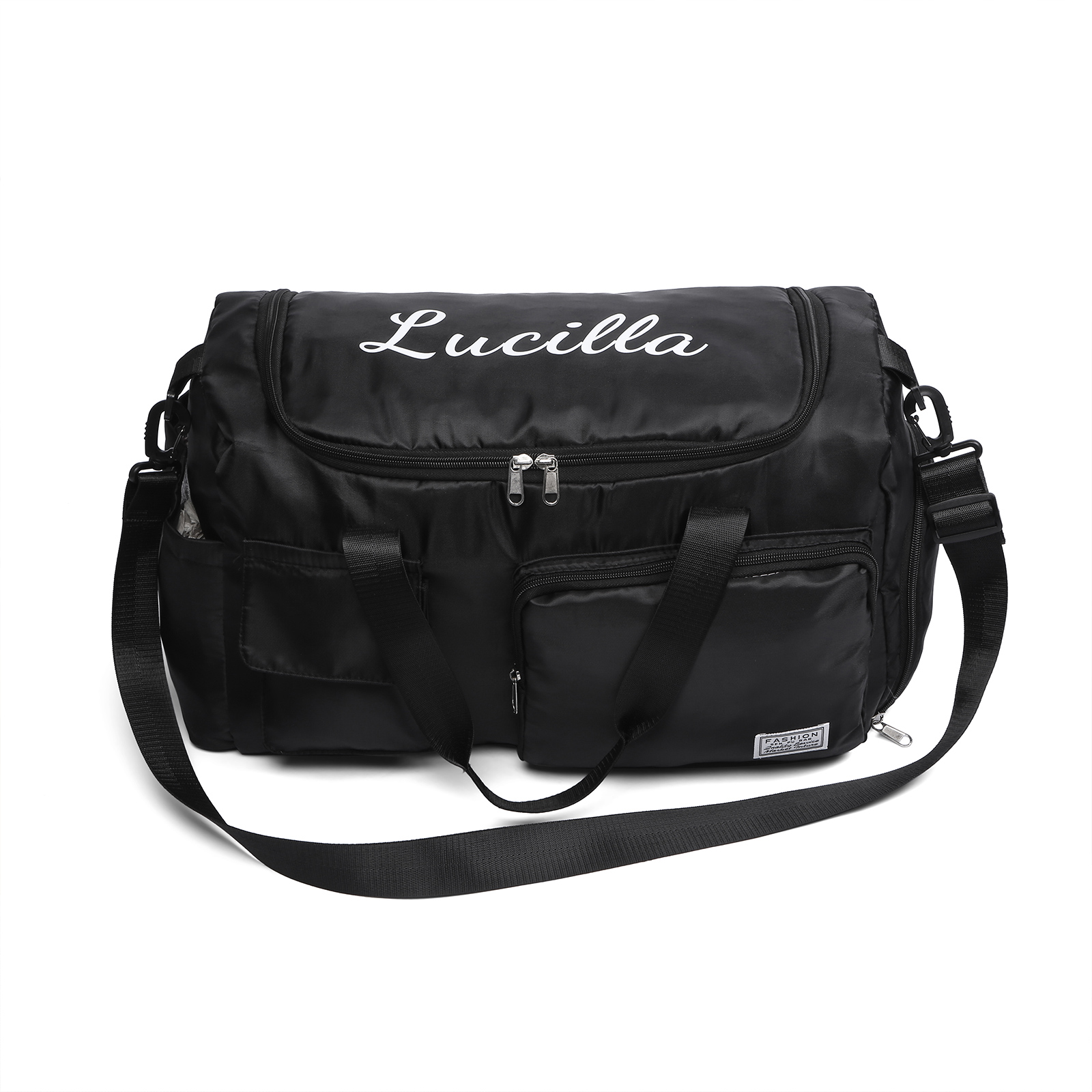 Personalised Waterproof Travel Bag with Custom Name Perfect Gift for Her