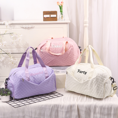 Personalised Name Travel Bag Waterproof and Stylish Gift for Her