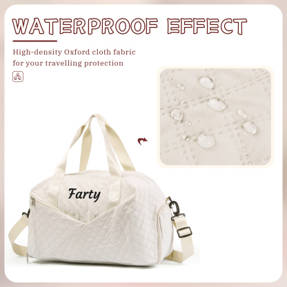 Personalised Name Travel Bag Waterproof and Stylish Gift for Her