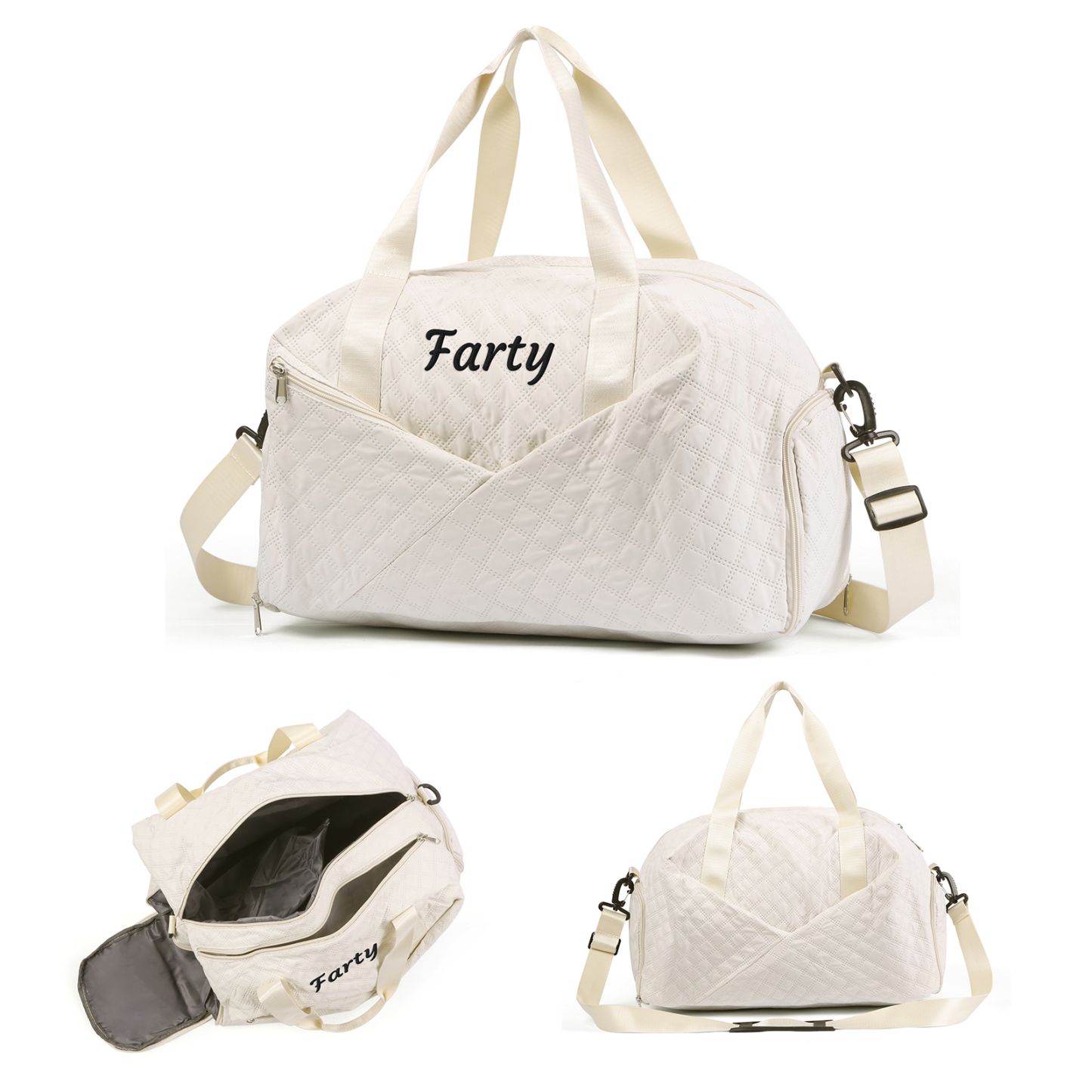 Personalised Name Travel Bag Waterproof and Stylish Gift for Her