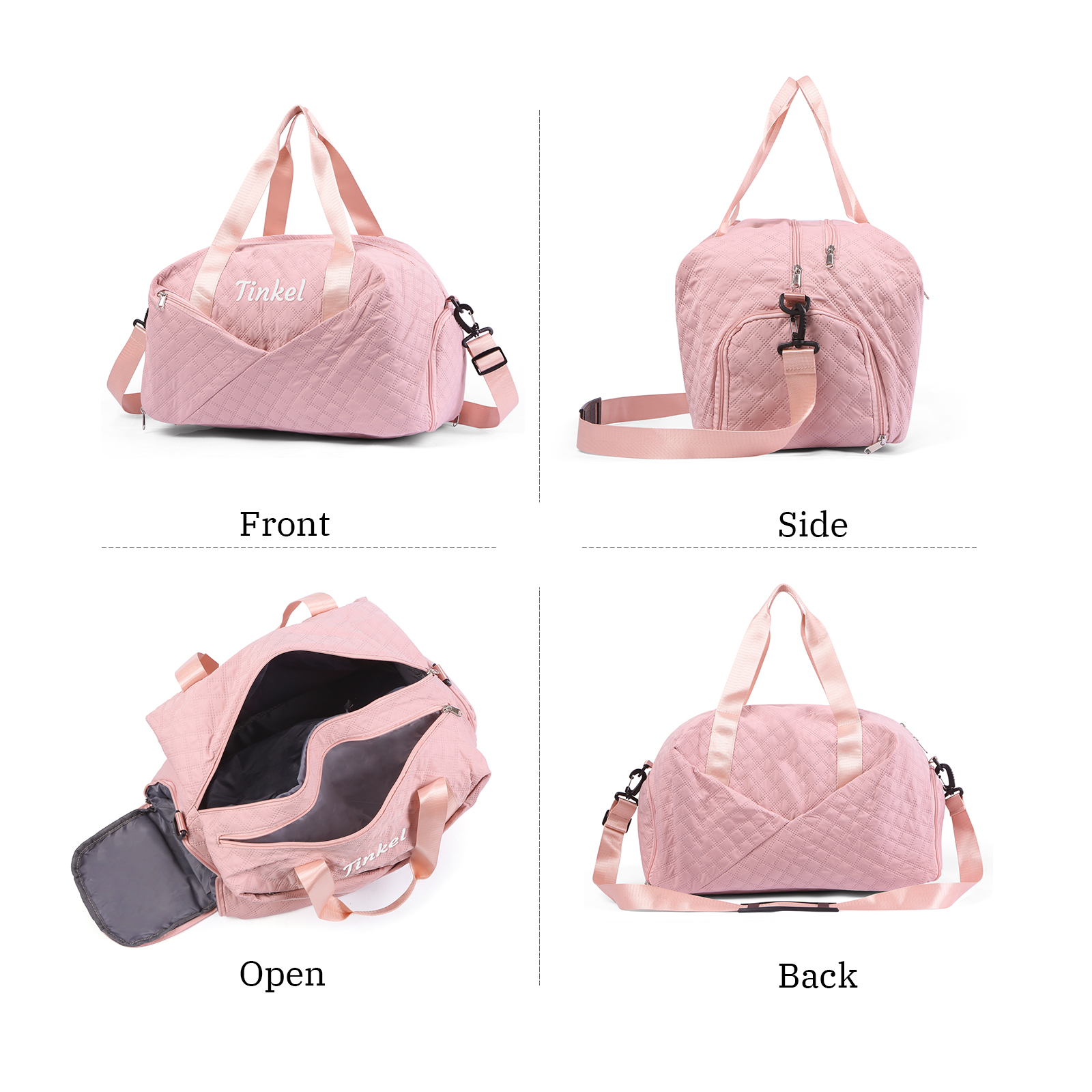 Personalised Name Travel Bag Waterproof and Stylish Gift for Her