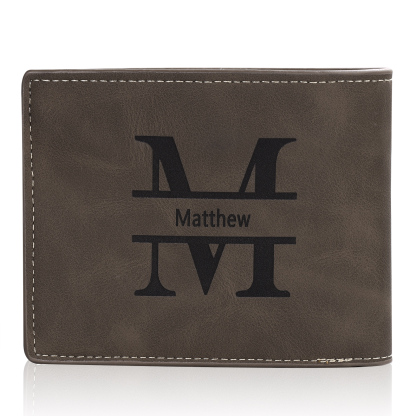 Personalised Gift Set for Him Custom Wallet Gradient I am Yours Wallet Card