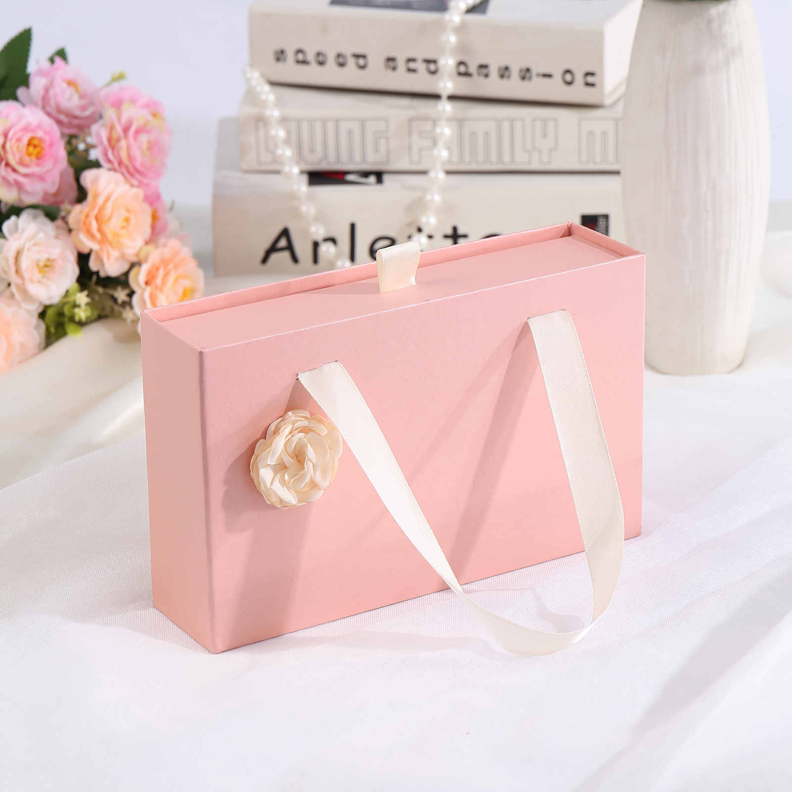 Elegant Gift Box for Her in Pink and Red Colours