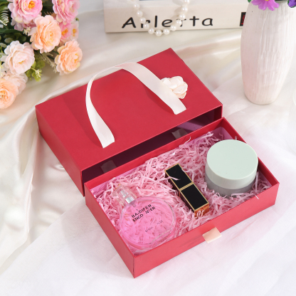 Elegant Gift Box for Her in Pink and Red Colours