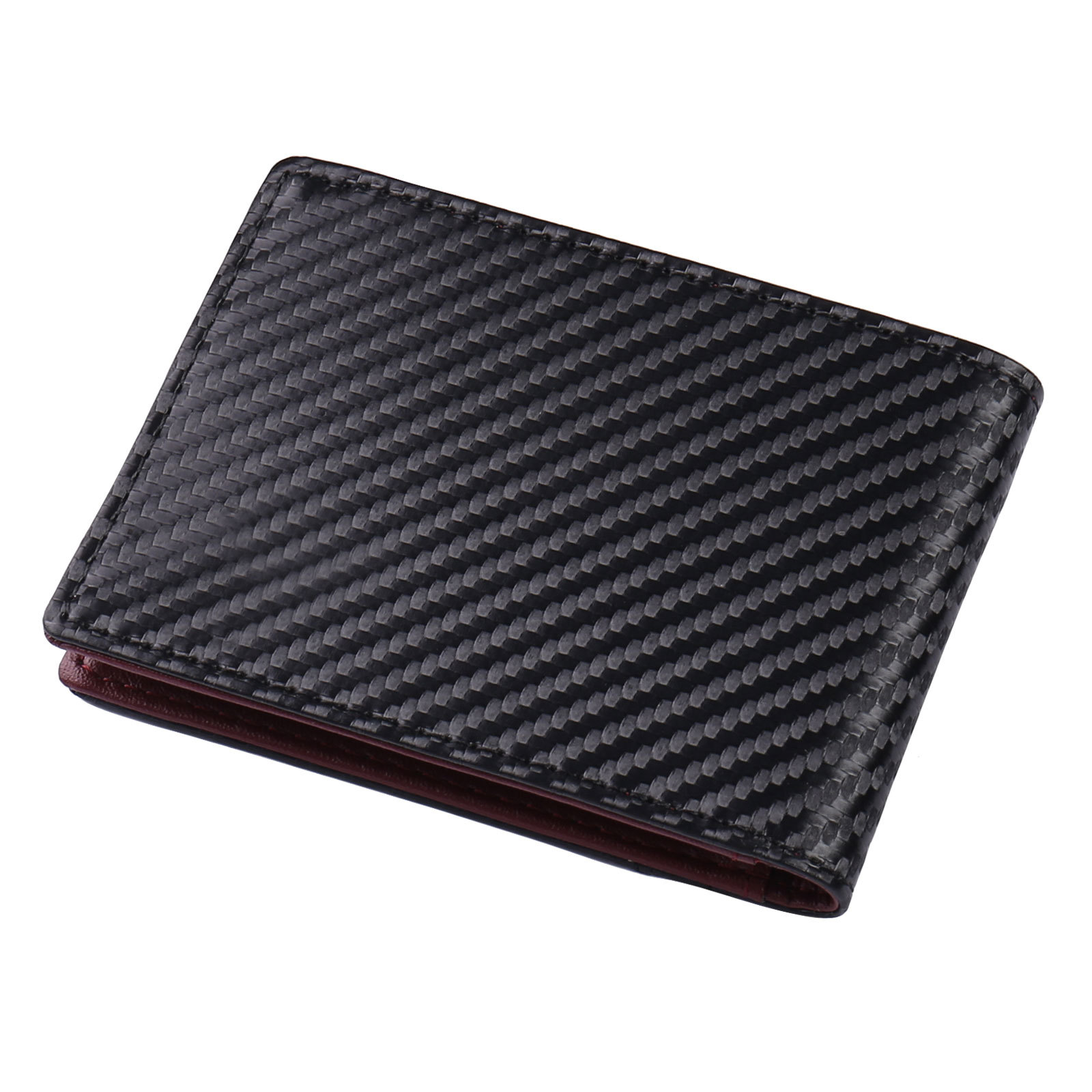 Personalised 1 Name Billfold Wallet with Anti-Theft Swipe Custom Leather Wallet Black Gifts for Men-Jessemade AU