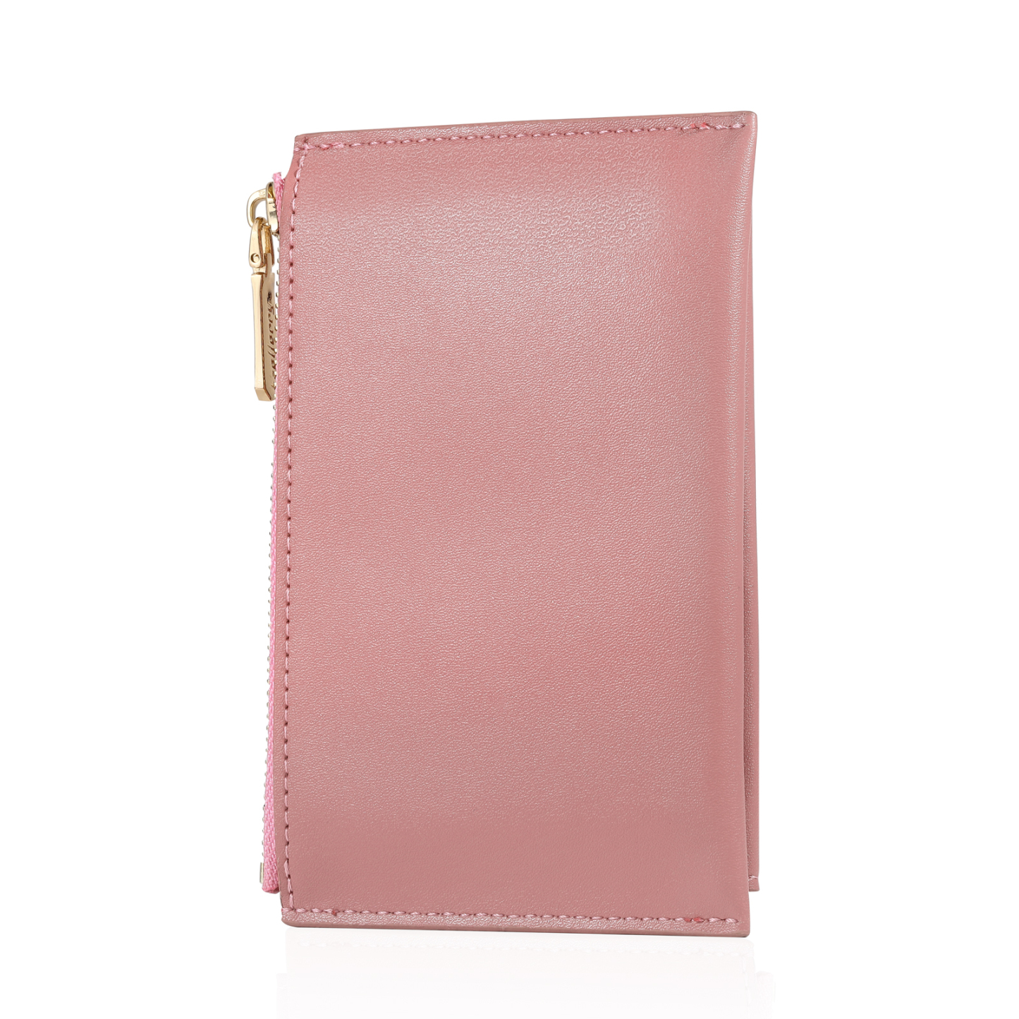 Personalised Women's Leather Wallet Custom Birthday Flower & Name Zipper Wallet Gift for Her-Jessemade AU