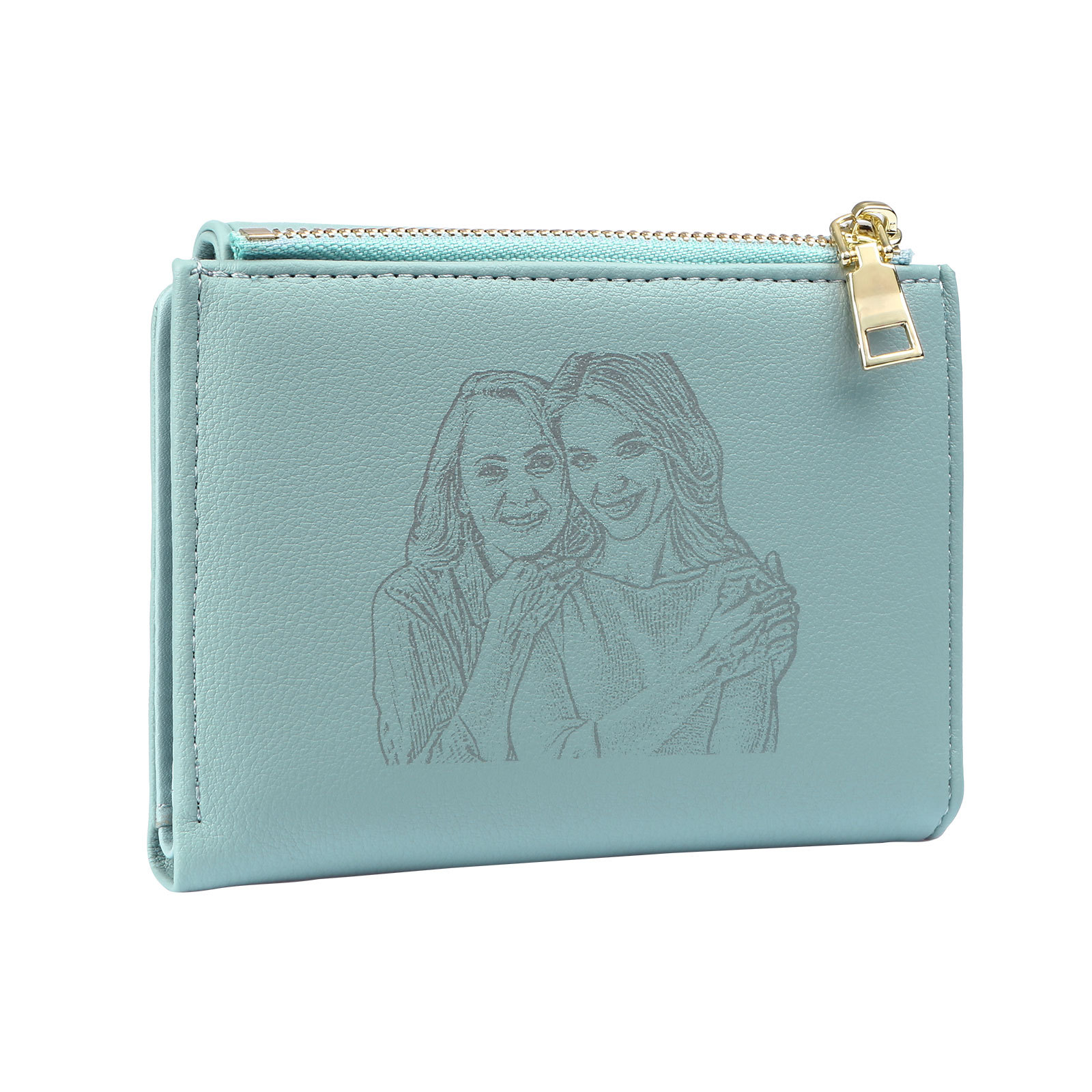 Personalised Mothers Day Trifold Women Wallet with Custom Photo and Name Thoughtful Gift for Her-Jessemade AU