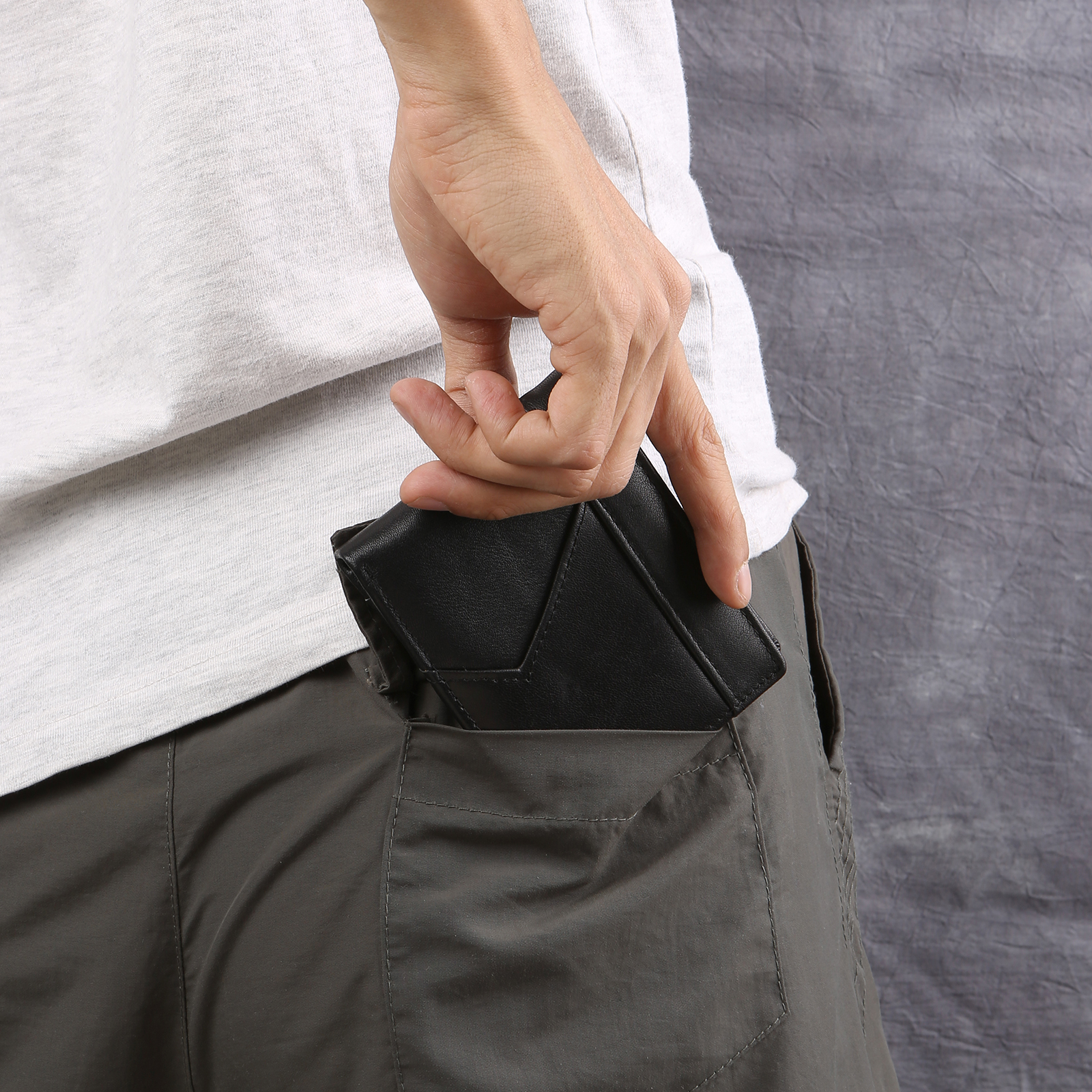 Personalised Leather Wallet Custom Name and Letter Gift for Him