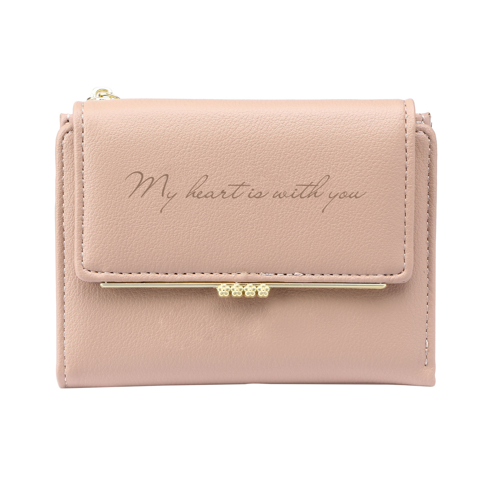 Personalised Women Wallet Custom Text Names Date Heart Hand Valentines Day Gift