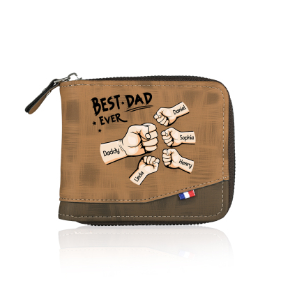 Personalised Wallet for Dad – Customise with 5 Names and 1 Message | Jessemade