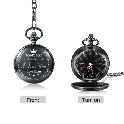 I Can Promise to Love You for The Rest of Mine, Personalised Pocket Watch Gifts For Son-Jessemade AU