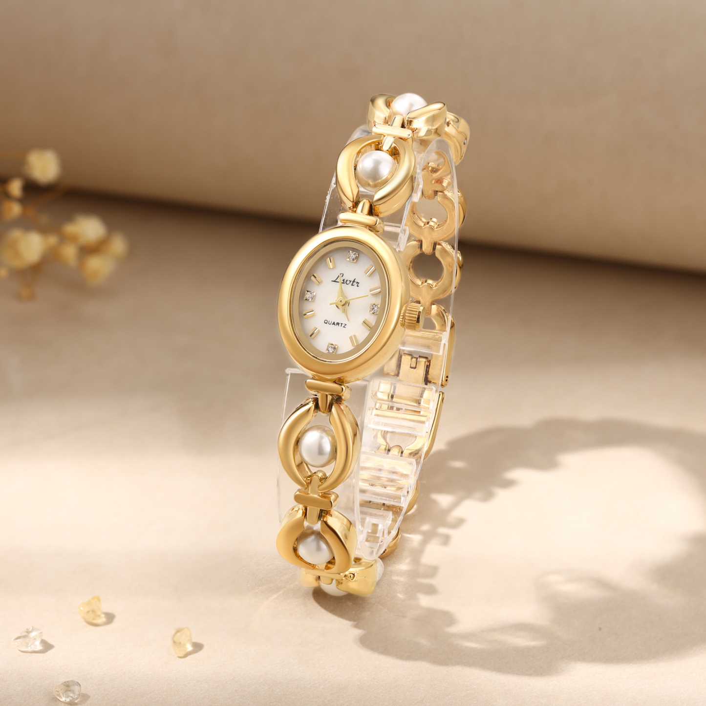 Personalized Women Watch Engraved 1 Name Gold for Her | Jessemade-Jessemade AU