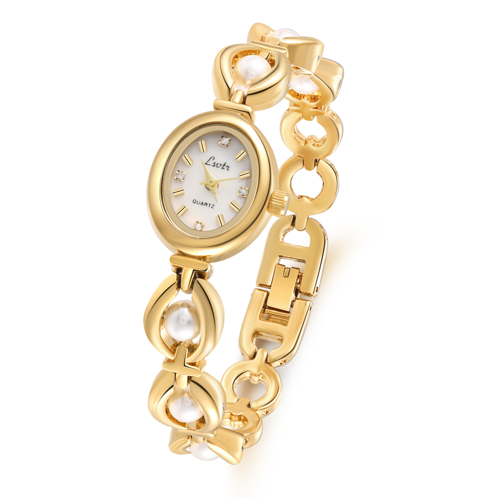 Personalized Women Watch Engraved 1 Name Gold for Her | Jessemade-Jessemade AU