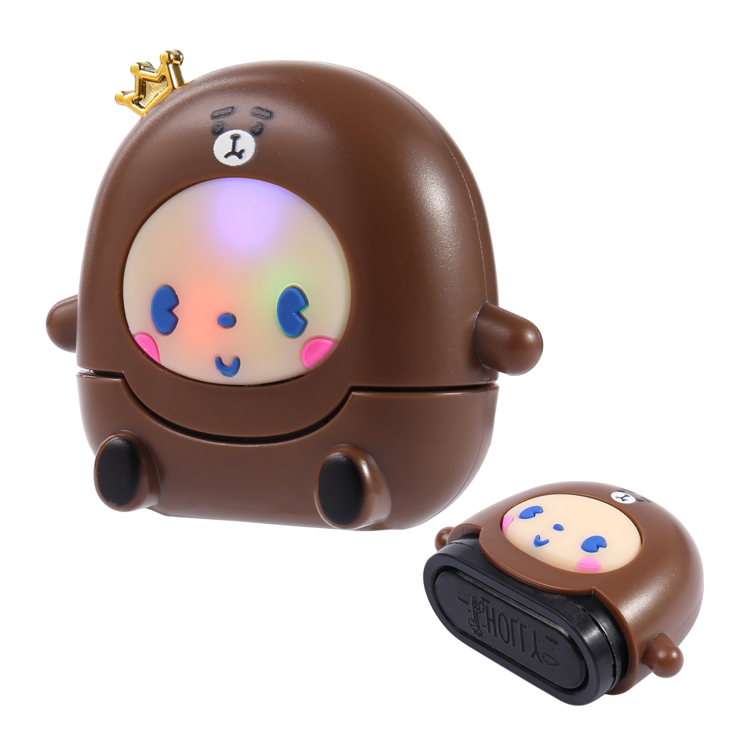 Personalised Name Stamp with Light Back-to-School Gift for Kids Black Ink-Jessemade AU