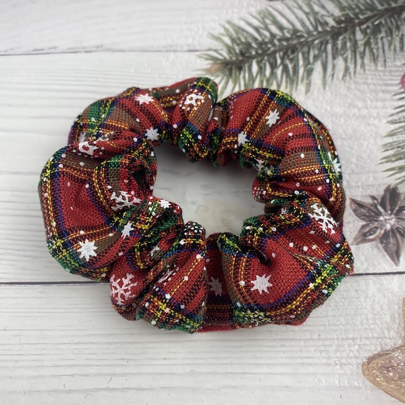 Christmas Scrunchie Set Festive Hair Ties for Holiday Cheer-Jessemade AU