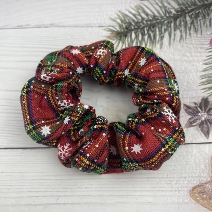 Christmas Scrunchie Set Festive Hair Ties for Holiday Cheer-Jessemade AU
