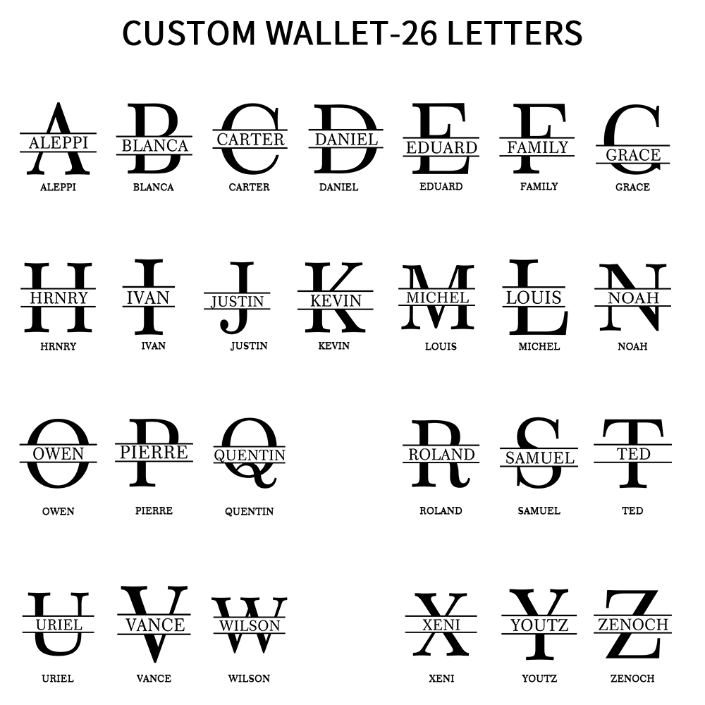 Personalised Leather Wallet Engraved Photo Short Purse Custom Folding Wallet Gifts For Him-Jessemade AU