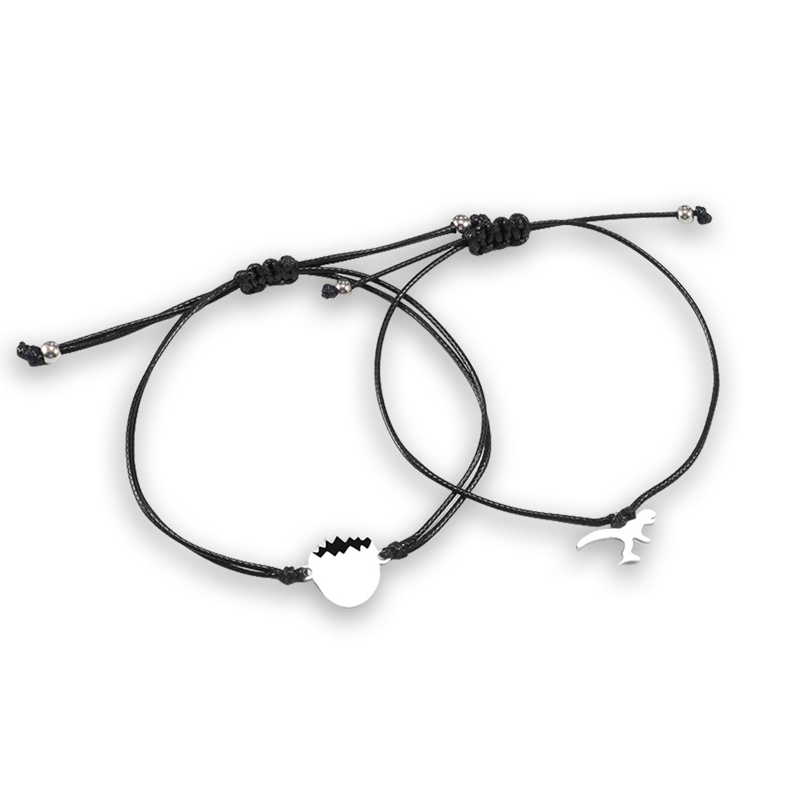 2 Pcs Dinosaur Bracelet Set First Day of School Gift with Gift Card Adjustable Bracelet Gift for Kids-Jessemade AU