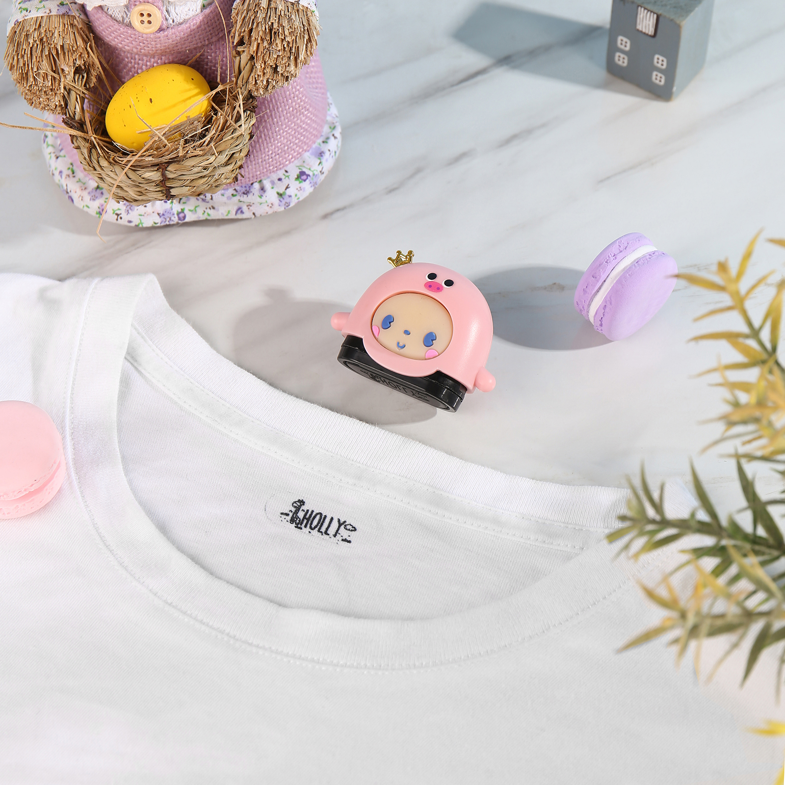 Personalised Name Stamp with Light Back-to-School Gift for Kids Black Ink-Jessemade AU