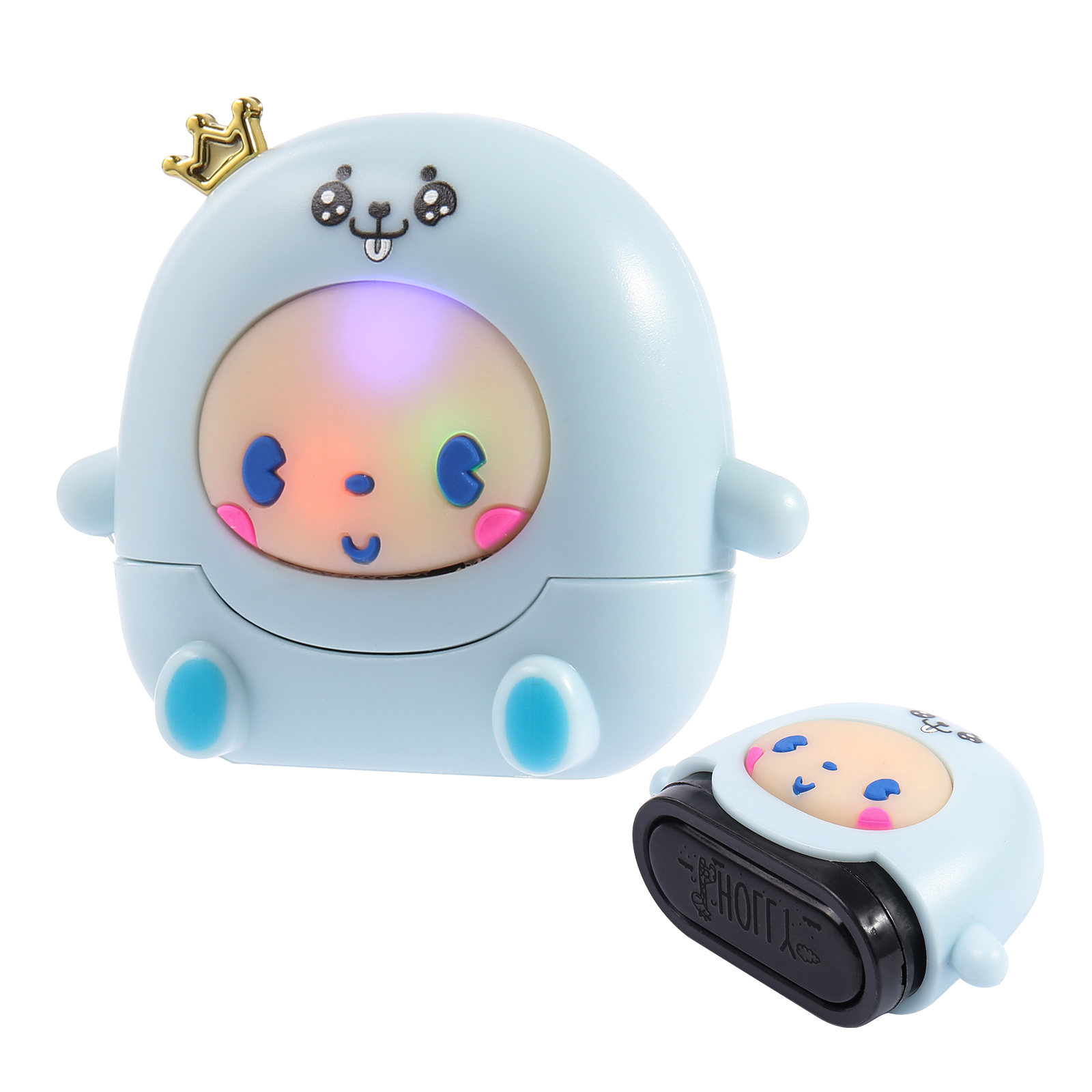 Personalised Name Stamp with Light Back-to-School Gift for Kids Black Ink-Jessemade AU