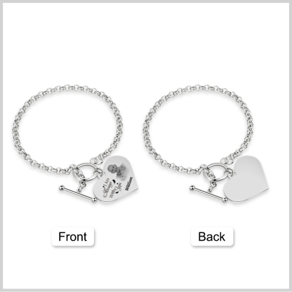 Personalized Memorial Bracelet with Custom Name and Photo I Am Always With You Gift Set-Jessemade AU
