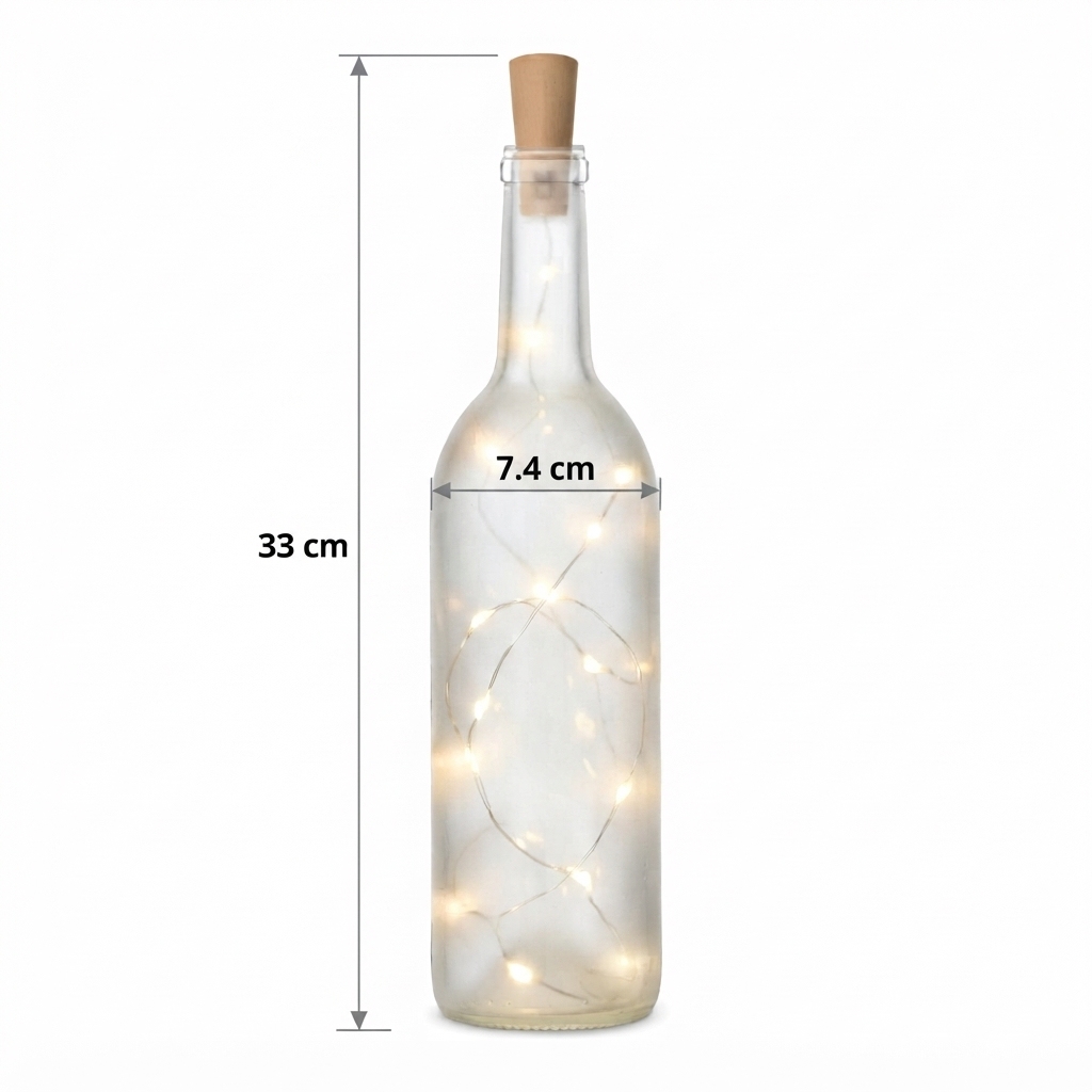 Personalised LED Light-Up Bottle with 2–6 Names, Friendship Gift for Your Best Friend