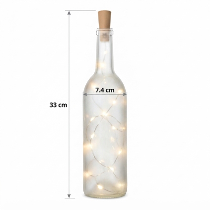 Personalised LED Light-Up Bottle with 2–6 Names, Friendship Gift for Your Best Friend
