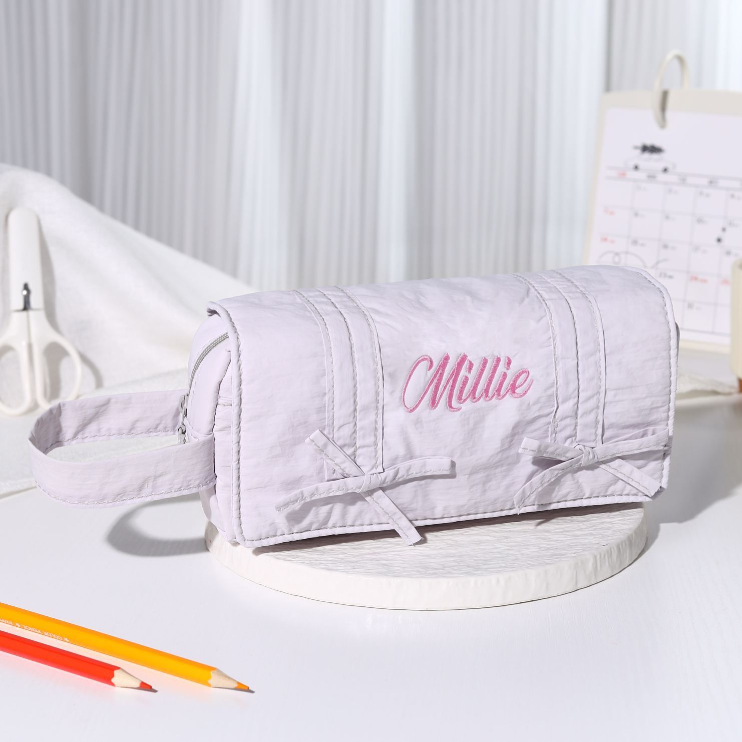 Personalised Cute Pencil Case with Custom Name & Pattern for Kids | Jessemade