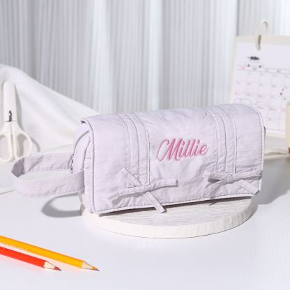 Personalised Cute Pencil Case with Custom Name & Pattern for Kids | Jessemade