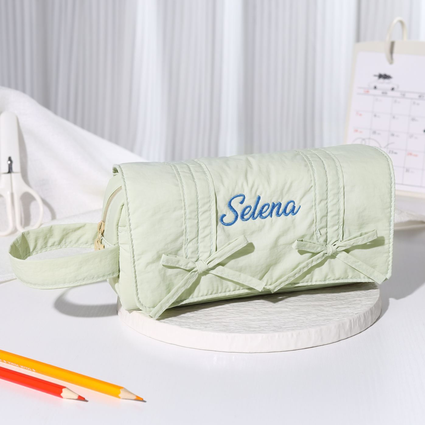 Personalised Cute Pencil Case with Custom Name & Pattern for Kids | Jessemade
