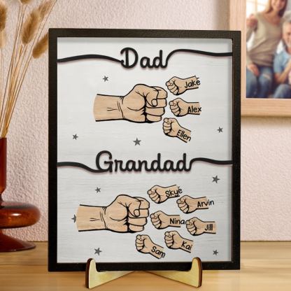 [Copy]Personalised Wooden Plaque – Custom Text & 2-8 Names, Unique Family Gift | Jessemade