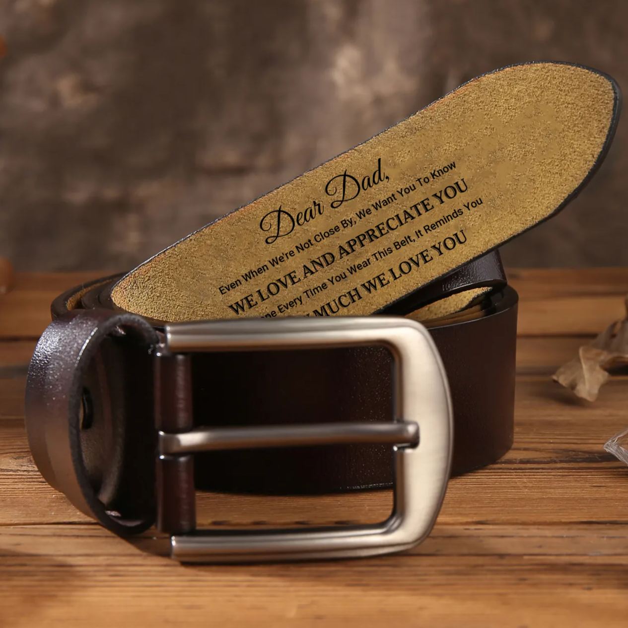 [Copy]Personalised Man’s Belt Custom 2 Letters Now You Will Always Think of Me Gift for Him | Jessemade
