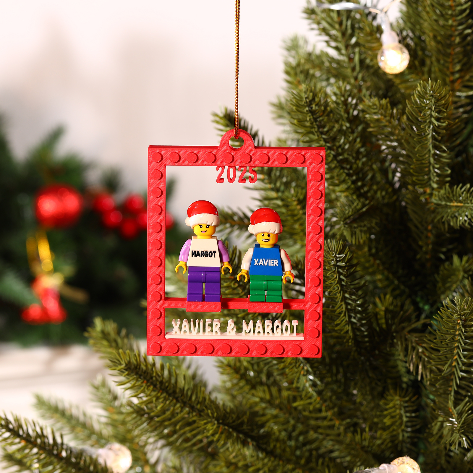 Personalised Minifigure Christmas Ornament