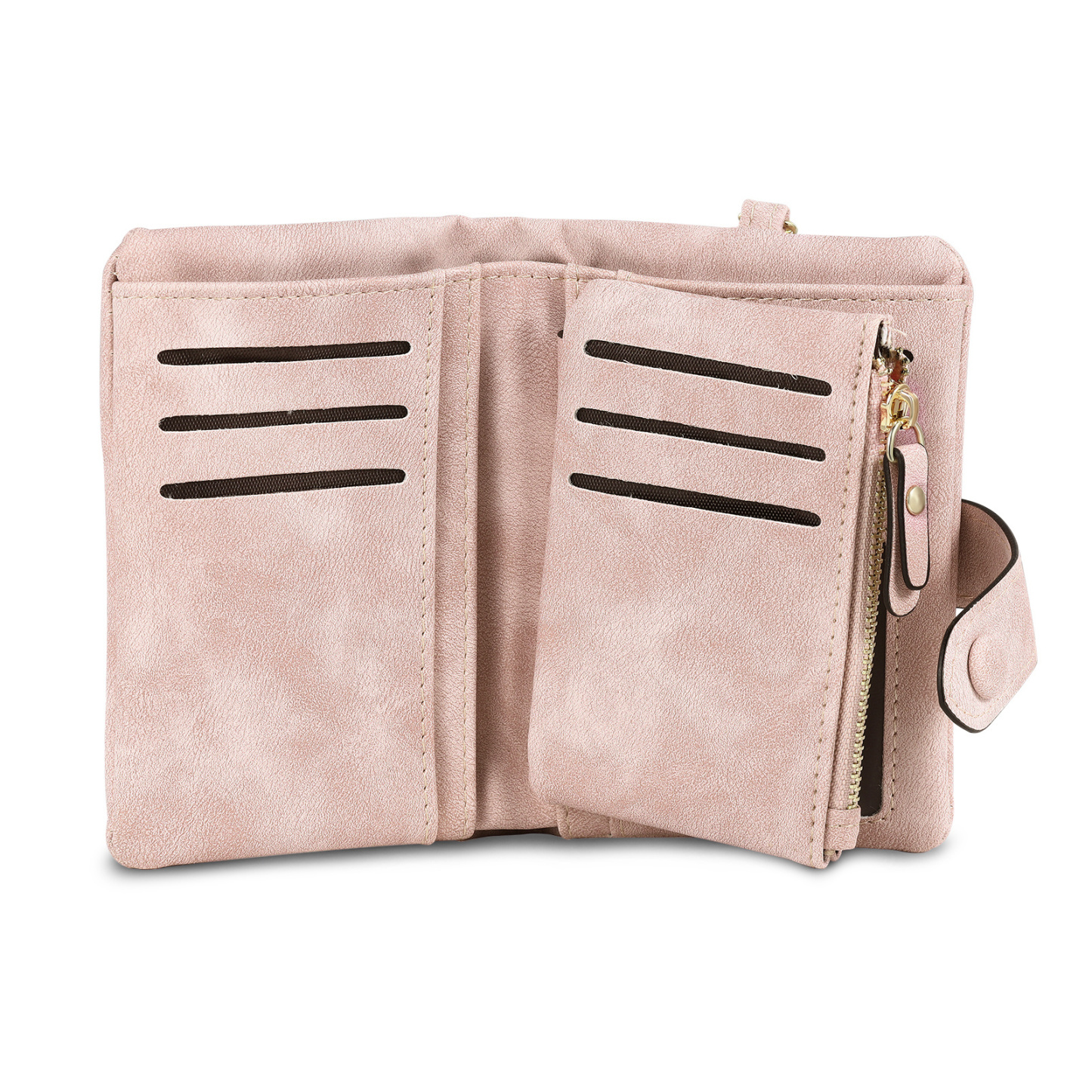 Personalised Wallet with flowers and a hand-in-hand design, with 3 to 6 names – for Mum/Grandma