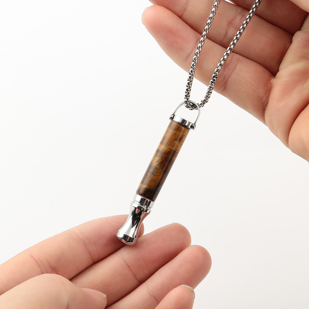 Breathing Necklace Stress Relief Meditation Necklace