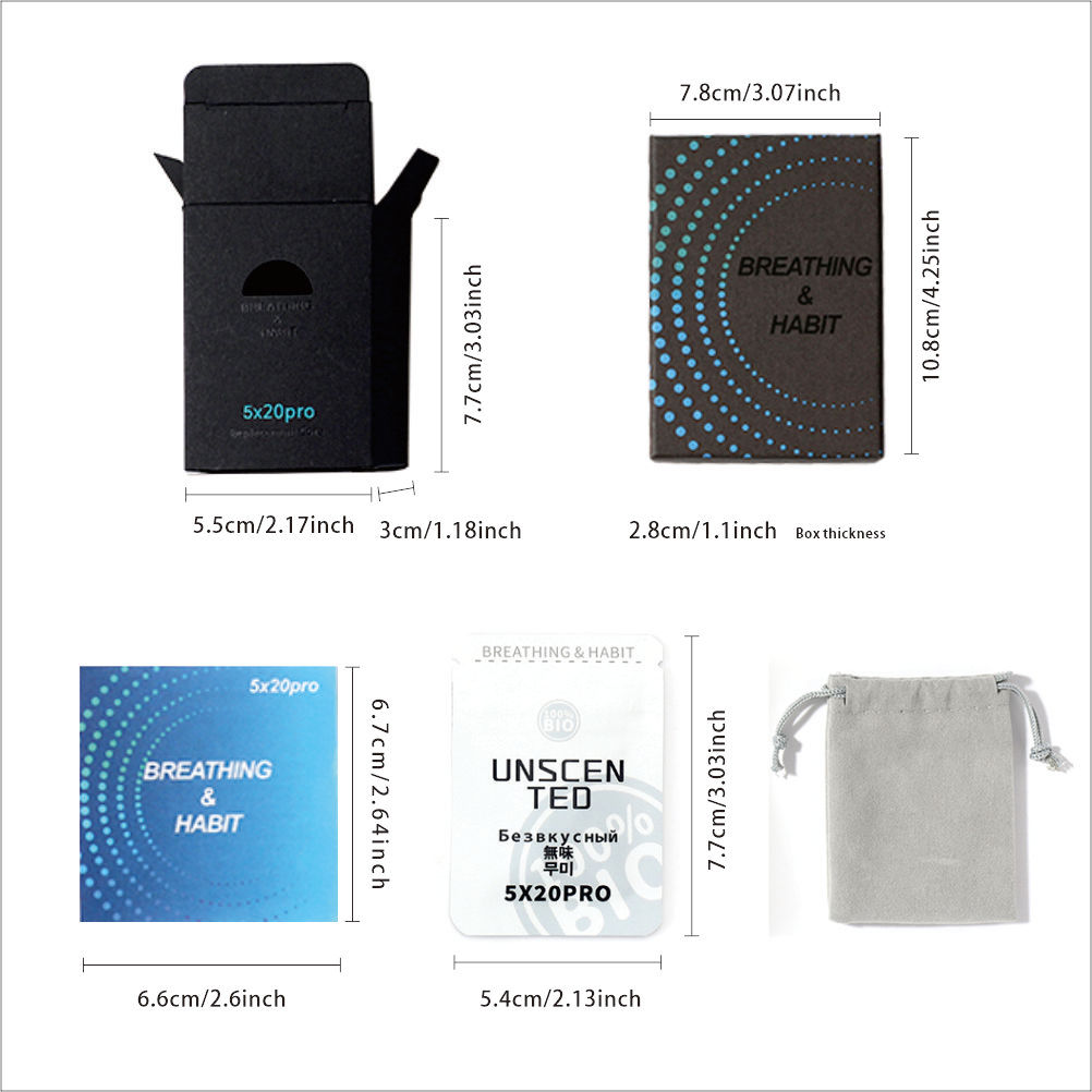 Breathing necklace with wooden pendant to relieve anxiety and stop smoking