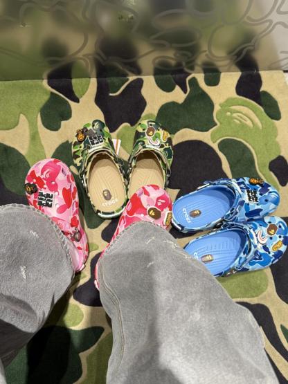 Crocs×Bape 洞洞鞋