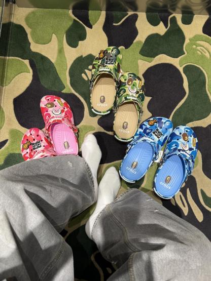 Crocs×Bape 洞洞鞋