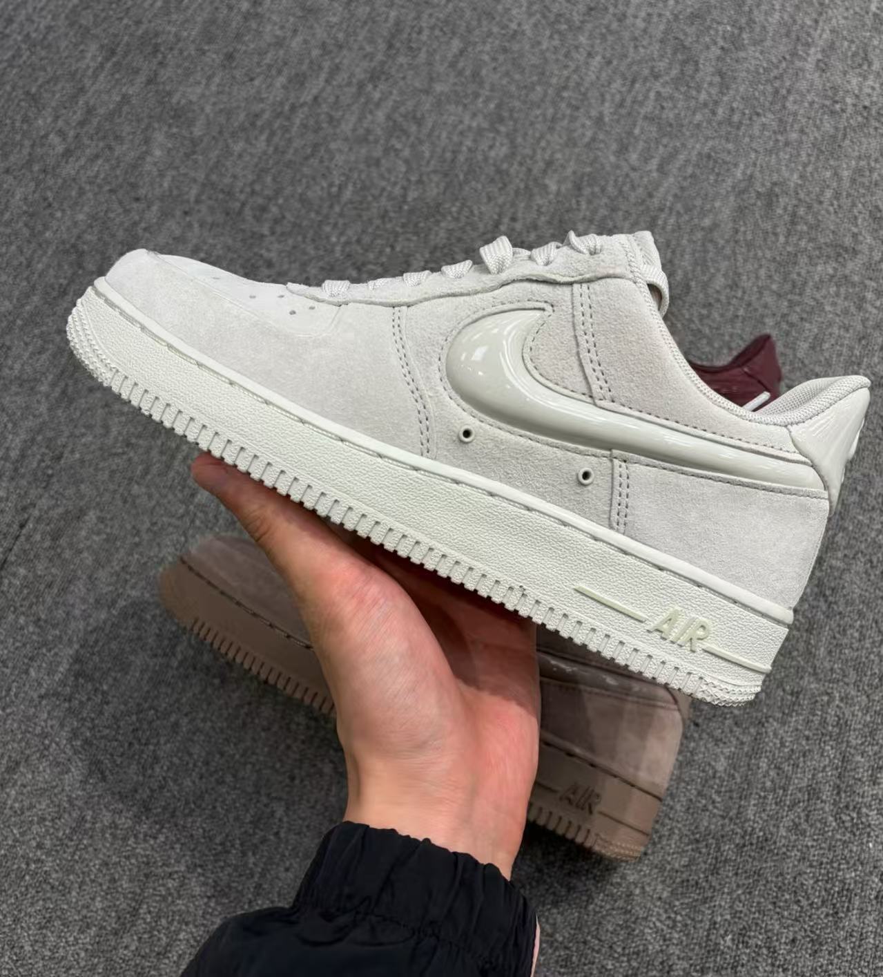 [Copy]Nike Air Force 1 '絨面 粉  酒紅   棕  白