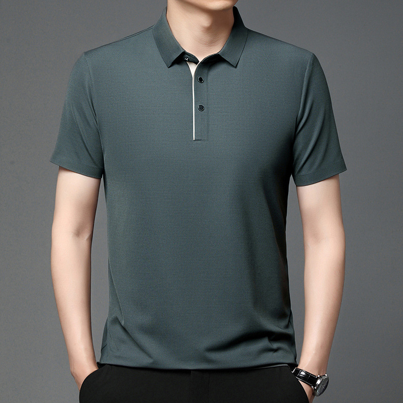구김 방지 남성 반팔 폴로 셔츠