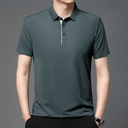 구김 방지 남성 반팔 폴로 셔츠