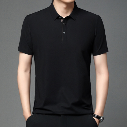 구김 방지 남성 반팔 폴로 셔츠