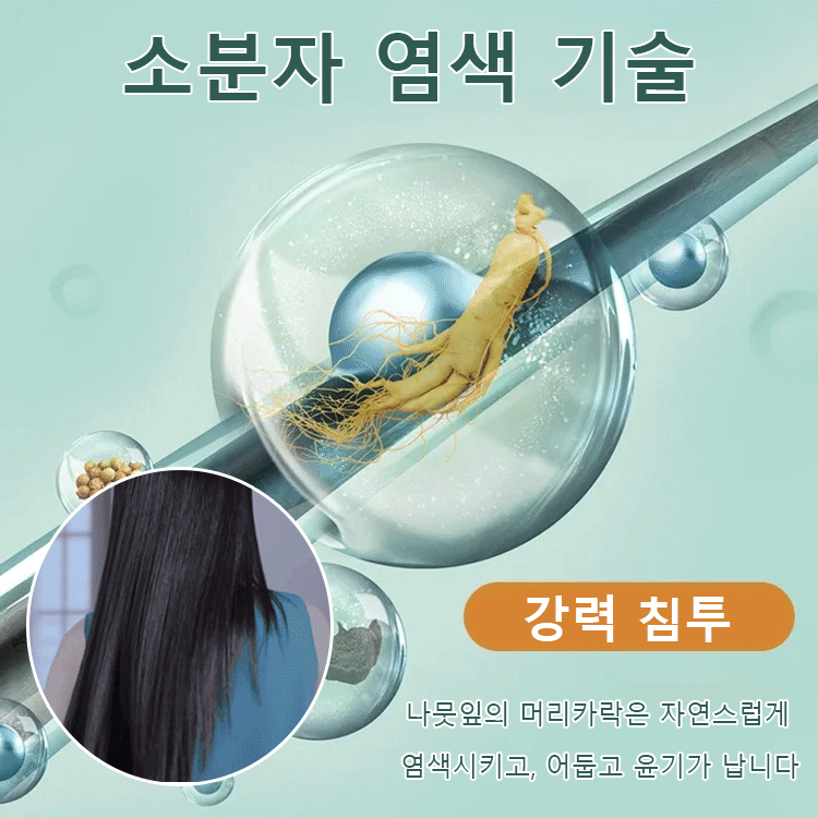 내추럴 식물성 염색제
