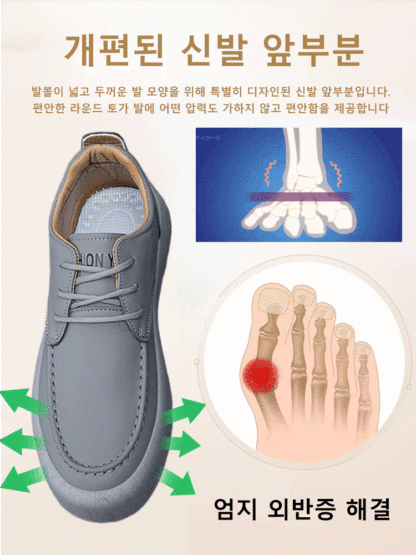 봄철 영국풍 남성 신발